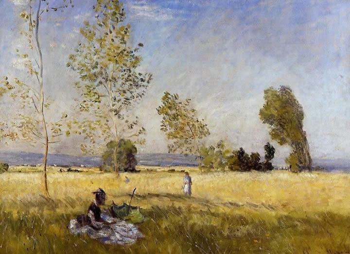 Claude Monet Meadow at Bezons